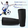 Hicarer Soccer Shin Guards Sleeves 4 Pairs Flexible Soccer Shin Guard Leg Performance Support Polyester Soccer Shin Guard Sleeve Holder with Pocket for Soccer Sport (Black, M) view 3