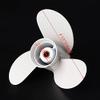 Aluminum Alloy 3 Blades R Rotation 7 Spline Tooths Boat Propeller 8 1/2 X 7 1/2 Fit For Yamaha Outboard Engine 6-8Hp 6G1-45943-00-El view 2