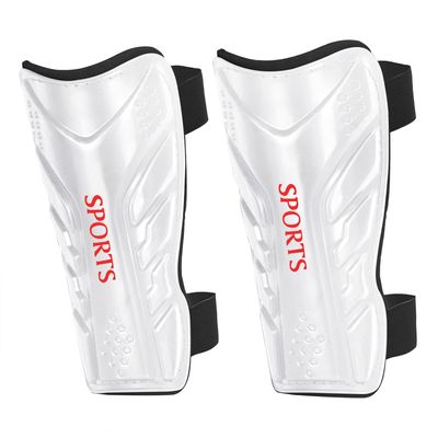 Kids Adjustable Soccer Shin Guards Collision Avoidance Sports Footall Equipment Calf Protective Gear Girls Boys Lightweight Shin Pads Brace Supports Protector