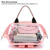 Heavy Duty Clear Backpack for Men Women, School Bag Bookbag PVC Plastic Transparent Backpacks for Boys Girls (Rose Gold) view 3