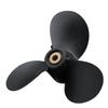 7 1/2 X 8 3 Blades Marine Outboard Propeller Fit For Yamaha Mariner 4HP-6HP Plastic Metal Black Boat Propellers 6E0-45941-01-EL view 1