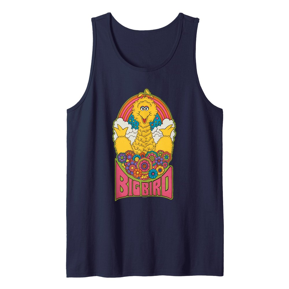 Sesame Street Psychedelic Big Bird Tank Top