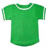 babyhealthy Kids Baseball Jersey Button Down Hip Hop Personalized Sport T Shirts Tops for Boys Girls Green view 3