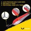 Doctor Spoons Orginal Fishing Lures Series - Made in USA - Saltwater & Freshwater - Eagle Claw Hook - Walleye, Bass, Northern, Pike, Salmon, Trout, Striper & More - Casting, Jigging, Trolling 3 Pack view 4