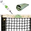 Har-Tru Royale 3.0mm Double Braided Tennis Net w Center Strap & Pipe Anchor view 1