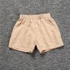 Moily Toddler Baby Boys Girls Casual Shorts Solid Color Cotton Linen Unisex Shorts with Pockets Bottoms Khaki 4-5 Years view 2