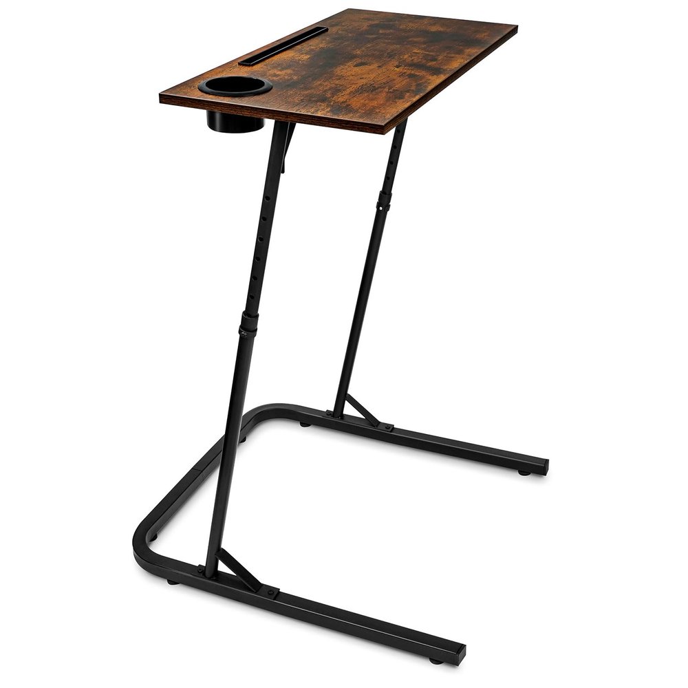 ikkle Adjustable Bike Trainer Fitness Desk, Portable Workstation Standing Desk for Indoor Cycling and Bike Trainer