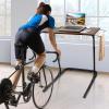 ikkle Adjustable Bike Trainer Fitness Desk, Portable Workstation Standing Desk for Indoor Cycling and Bike Trainer view 2