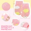 6 Pairs Newborn Baby Mittens No Scratch Gloves Infant Toddler Anti Scratch Essentials Unisex Cotton for 3-9 Months Girls Boys(Pink Series, Cute) view 2