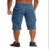 TACVASEN Mens Cargo Shorts Capri Hiking Work Below Knee Shorts Lightweighrt Multi Pockets Summer 3/4 Pants Water Resistant 34 view 3