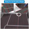 HZCHIONE EVA Foam Boat Flooring Decking 94x16in Faux Teak Boat Deck Marine Carpet Boat Floor Non-Slip Self-Adhesive Foam Boat Floor Mat Rolls Sheet for Motorboat RV Yacht Kayak Deck Helm Pad view 4