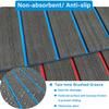 HZCHIONE EVA Foam Boat Flooring Decking 94x16in Faux Teak Marine Carpet Boat Flooring Non-Slip Self-Adhesive Foam Boat Floor Mat Rolls Sheet for Motorboat RV Yacht Kayak Deck Helm Pad view 2