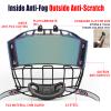 GY PC300 Hockey Helmet Cage & Face Shield Protector Combo Hockey Full Face Shield Adult Hockey Face Shield Senior, Anti-Scratch/Anti-Fog (Revo Red) view 3