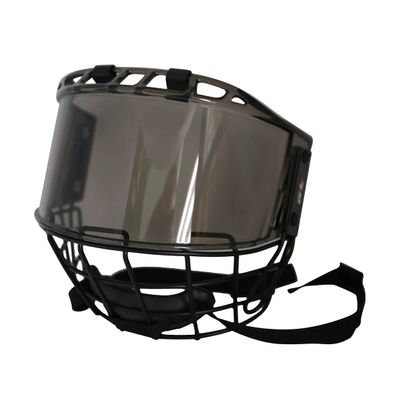 GY PC300 Hockey Helmet Cage & Face Shield Protector Combo Hockey Full Face Shield Adult Hockey Face Shield Senior, Anti-Scratch/Anti-Fog (Smoke)