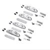 Thorn Folding Boat Cleats,Flip Up 4-1/2 Inch Dock Fold Cleat 316 Marine Grade Stainless Steel with Back Plate and Screws Pack of 4 view 1