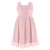 Sywiyi Big Girls Backless Lace Party Dress Chiffon Sleeveless Flower Girls Dresses Princess Dress Pink 16 Years view 1