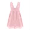 Sywiyi Big Girls Backless Lace Party Dress Chiffon Sleeveless Flower Girls Dresses Princess Dress Pink 16 Years view 2
