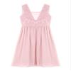 Sywiyi Big Girls Backless Lace Party Dress Chiffon Sleeveless Flower Girls Dresses Princess Dress Pink 16 Years view 4