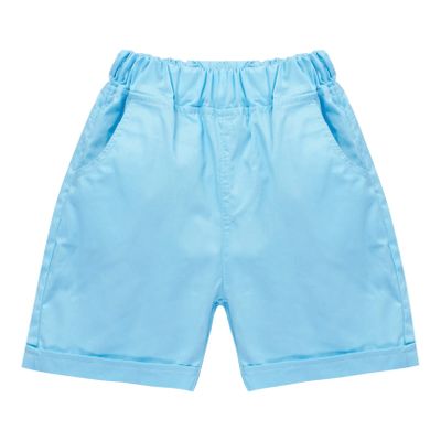 Freebily Toddler Kids Boys Quick Dry Loose Cargo Shorts with Pockets Workout Sports Casual Bottoms Light Blue 18-24 Months