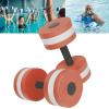 Aquatic Dumbbell Set, 2PCS Water Dumbells Pool Resistance Water Fitness Equipment Foam Dumbbell Water Aerobics Fitness Equipment for Weight Loss view 4