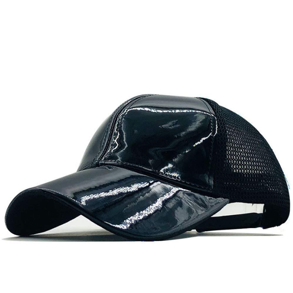 Baseball Cap Fishing Sun Hat Sunshade Mountaineering Camping Outdoor Hat Laser Light Board Mesh, black, One Size