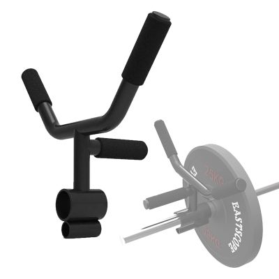 DYK&NX LAT Blaster Bar Handle Rowing Attachment, Attachment for Landmine Workouts - Core Strength Training Equipment for 2 Inch an 1Inch Olympic Barbell
