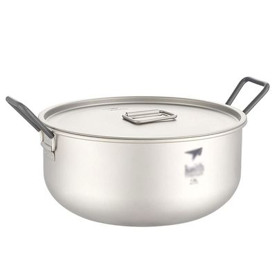 YYDS Outdoor Camping Camping Cooker Lightweight Pot Pure Titanium Cooking Pot for Backpacking Outdoor Hiking Picnic and Camping Cookware Adventures Picnics