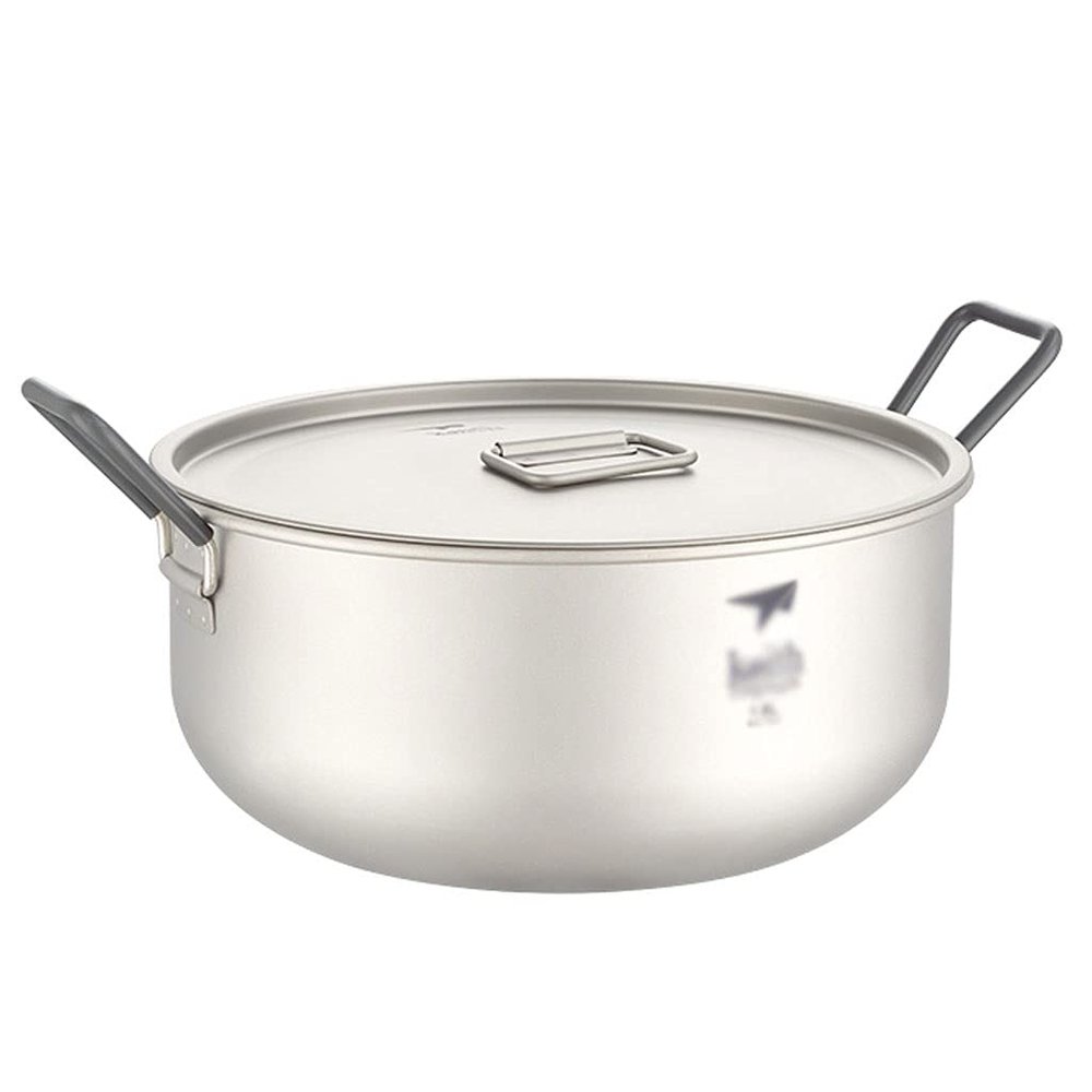 YYDS Outdoor Camping Camping Cooker Lightweight Pot Pure Titanium Cooking Pot for Backpacking Outdoor Hiking Picnic and Camping Cookware Adventures Picnics