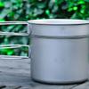 YYDS Outdoor Camping Camping Cookware Kit Lightweight Soup Pot Portable Frying Pan Pure Titanium Camping Cooker Set Outdoor Cookware Set Adventures Picnics (Size : 2100ml) view 4