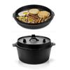 YYDS Outdoor Camping Camping Cookware Outdoors Cast Iron Pot 5.5KG Family Campfire Hiking Pot Outdoor Kitchen Hanging Pot Camping Cooker Adventures Picnics view 3