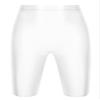 iiniim Men's Dry Fit Running Compression Tight Sport Short Pants Shiny Glossy Spandex Seamless Leggings White Medium view 3