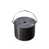 YYDS Outdoor Camping Camping Cookware Lightweight Pot for Backpacking Camping Cookware Team and Family Campfire Camping Cooker Outdoors Kitchen Adventures Picnics (Size : 6.5l) view 1