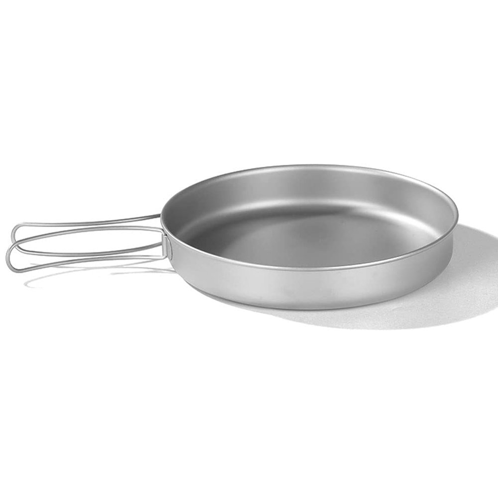 YYDS Outdoor Camping Lightweight Pot for Backpacking Camp Accessories Equipment Frying Pans Portable Camping Cookware Aluminum Camping Cooker Adventures Picnics (Size : 1000ml)