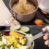 YYDS Outdoor Camping Lightweight Camping Cookware Pure Titanium Foldable Handle Soup Pot Lightweight Pot Family Campfire Hiking Camping Cooker Adventures Picnics (Size : 2.8l) view 4