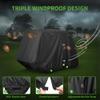 10L0L 600D Golf Cart Cover. Water, Wind, Rain, Dust and Sun Golf Cart Covers.Universal fit for All 2 Passenger 4 Passenger Golf carts view 4