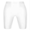 Freebily Men's Thin Fitness High Waist Tights Slim Knee-Length Sports Bottoms Glossy Leggings White X-Large view 3