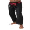 Ronin BJJ Pants for Adults  Cotton Martial Arts Pants with 6-Loop Cord Drawstring (A1, Black/Silver) view 2