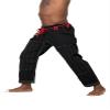 Ronin BJJ Pants for Adults  Cotton Martial Arts Pants with 6-Loop Cord Drawstring (A1, Black/Silver) view 3