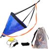 Drift Sock for Fishing Boat, Sea Anchor Drift Control Bag for Kayak, Canoe, Pontoon & Trolling Boats - Water Brake Parachute with Harness Buoy Ball Rope Float & Dump Line (25'' for 14-18ft Boat) view 1