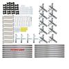 Jones Sports Batting Cage Frame Kit EZ UP & Down Baseball Softball Frame Kit with or Without Net. (Long Poles Not Included) (12' x 12' x 70') view 2