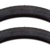 Sunlite K123 Street Hybrid MTB City Black Bike Tire Pair 26 x 1.75 view 1