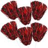 Anderson's Premium Black and Red School Spirit Shakers, Cheerleader Pom Poms, Sports Fan, Football, Basketball, Homecoming, Squad, Team, Party, Dance Club, Performance, Celebration Pack of 6 view 3