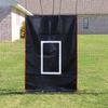 NET ONLY Batting Cage Net ONLY HDPE (60PLY) with Door and Free BACKSTOP Heavy Duty Baseball (12' H X 12' W X 70' L) view 2