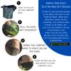 ComfortTrim - Island Blue Carbon Fiber Print - Ultimate Protection, Comfort, and Cooling for String Trimming, Landscaping, and Lawn Care Professionals - Protects from Debris, and Enhances Safety view 3