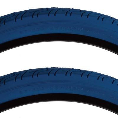 Sunlite City CST1218 Commuter Hybrid Blue Bike Tire Pair 26 x 2.125