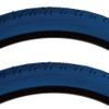 Sunlite City CST1218 Commuter Hybrid Blue Bike Tire Pair 26 x 2.125 view 1
