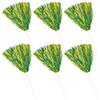 Anderson's Premium Kelly Green and Gold School Spirit Shakers, Cheerleader Pom Poms, Sports Fan, Football, Basketball, Homecoming, Squad, Team, Party, Dance Club, Celebration Pack of 6 view 3