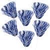 Anderson's Premium Royal Blue and White School Spirit Shakers, Cheerleader Pom Poms, Sports Fan, Football, Basketball, Homecoming, Squad, Team, Party, Dance Club, Performance, Celebration Pack of 6 view 3