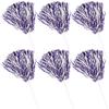 Anderson's Premium Purple and White School Spirit Shakers, Cheerleader Pom Poms, Sports Fan, Football, Basketball, Homecoming, Squad, Team, Party, Dance Club, Performance, Celebration Pack of 6 view 2