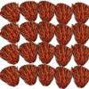 Anderson's Premium Black and Orange School Spirit Shakers, Cheerleader Pom Poms, Sports Fan, Football, Basketball, Homecoming, Squad, Team, Party, Dance Club, Performance, Celebration Pack of 20 view 3